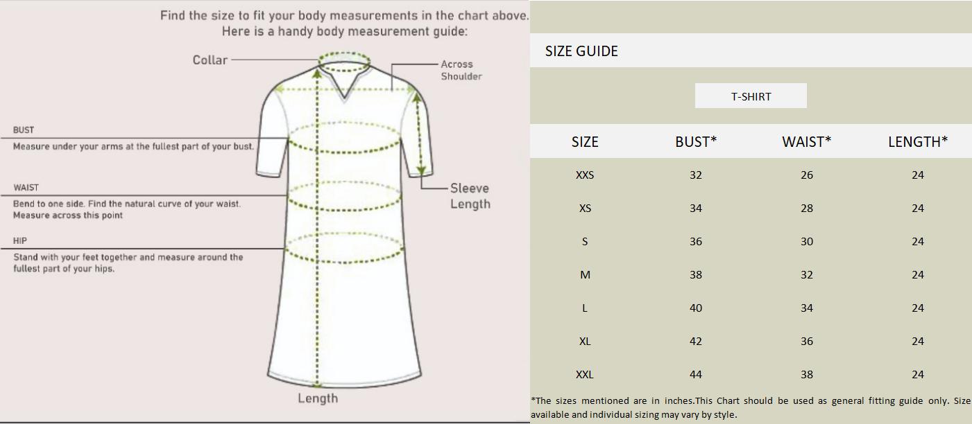 Women's Pure Cotton Printed T-Shirt www.trikaro.com