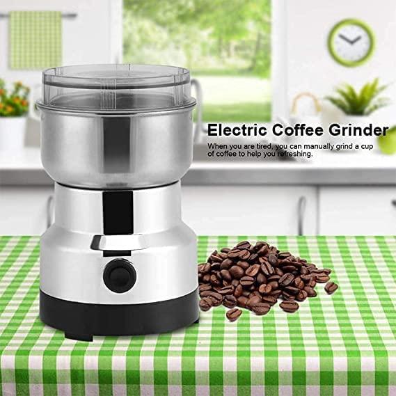 Electric Smash Machine, Multifunction Small Food Grinder Grain Grinder, Portable Coffee Bean Grinder  www.trikaro.com