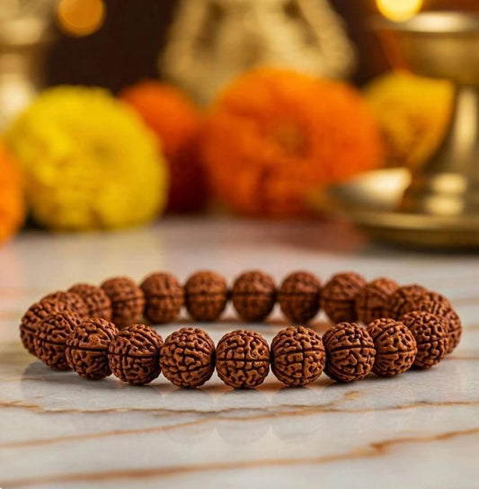 7 Mukhi Rudraksha Bracelet www.trikaro.com