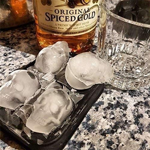 3D Skull Silicon Ice Cube Tray by trikaro.com