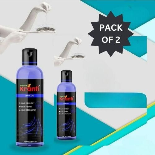 TryOnes Natural Kranti Hair Oil 100ml (Pack of 2) www.trikaro.com
