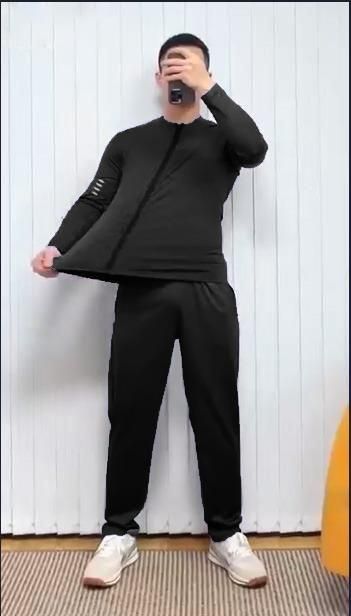 Unisex Work Out Solid Track Suit by www.trikaro.com