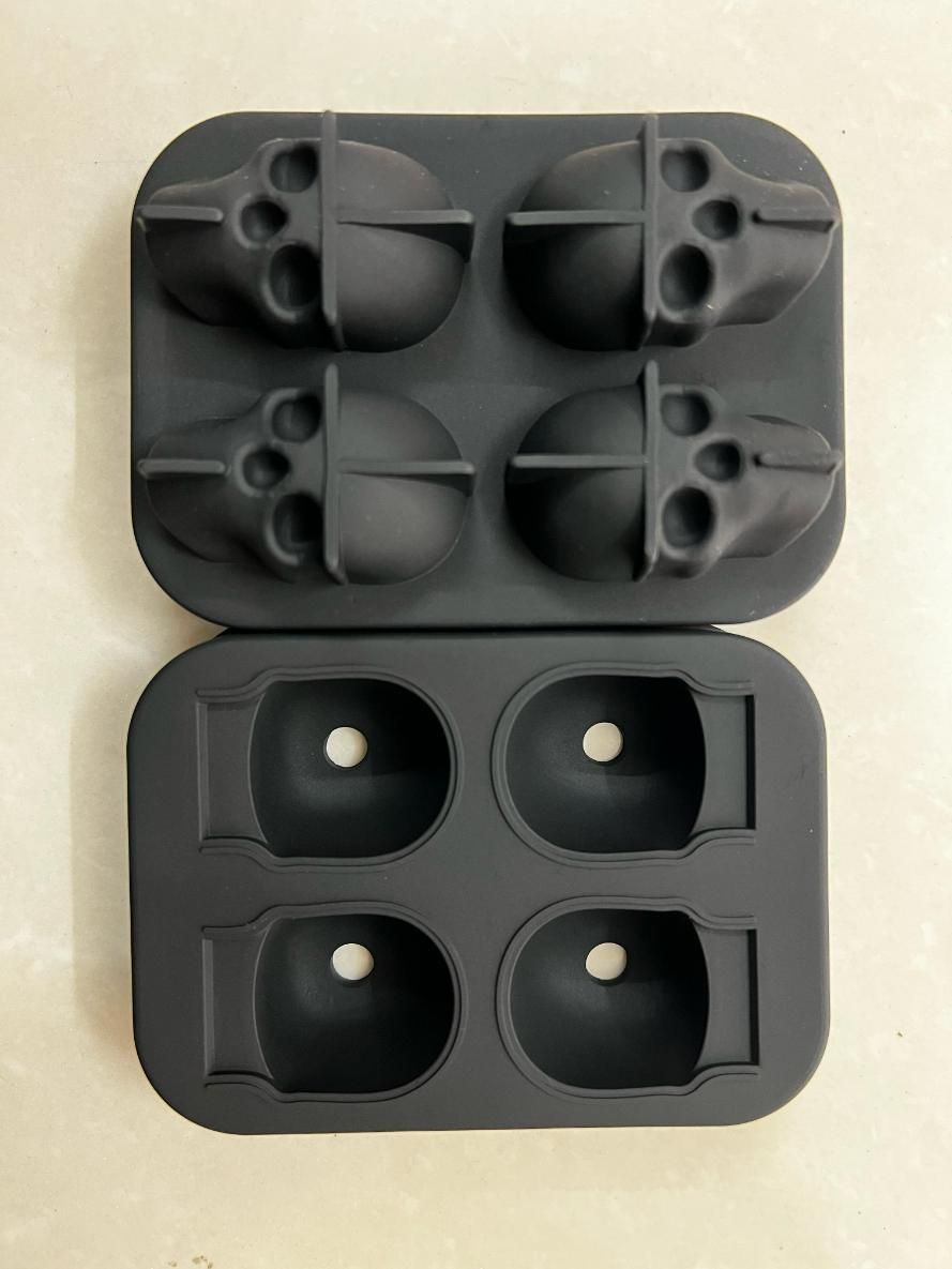 3D Skull Silicon Ice Cube Tray by trikaro.com