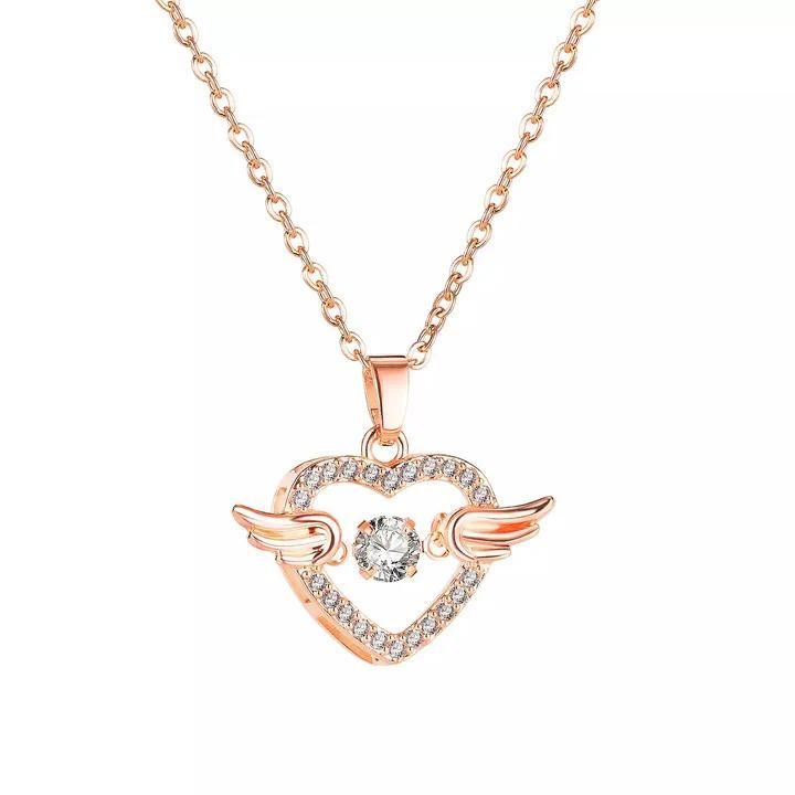 Heart With Wings Necklace www.trikaro.com