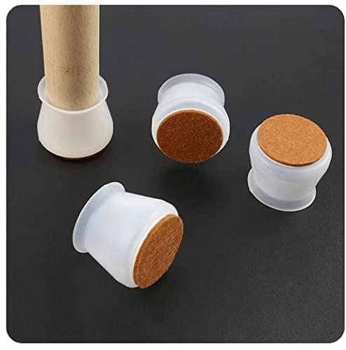 NOBILEA Silicone Chair Leg Protectors with Felt for Hardwood Floors (6PCS), Silicone Furniture Leg Cover Pad for Protecting Floors from Scratches and Noise, Smooth Moving for Chair Feet. www.trikaro.com