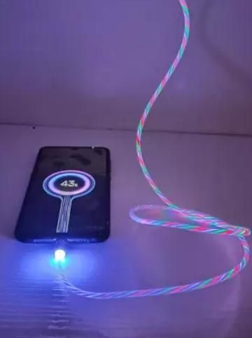 Fast 3 in 1 Multiple Pin With LED Light Magnetic Charging Charging Pad - Assorted color www.trikaro.com
