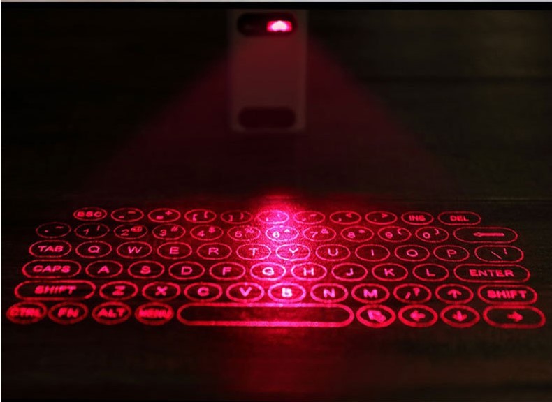LEING FST Virtual Laser Keyboard Bluetooth Wireless Projector Phone Keyboard For Computer Pad Laptop With Mouse Function www.trikaro.com