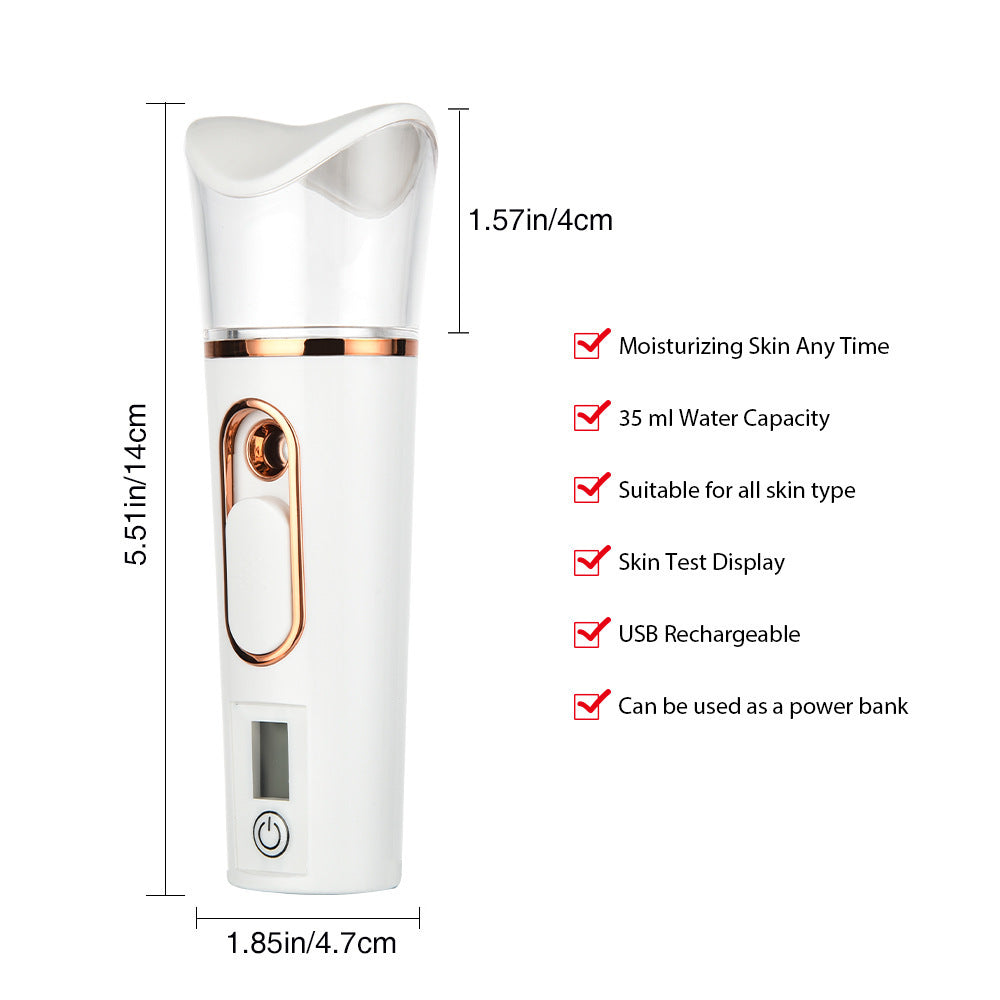 Portable Nano Spray Moisturizer Can Measure Skin www.trikaro.com